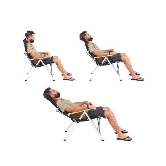 Кресло складное Naturehike NH17T003-Y, алюминий, черный (6927595724934), Цвет : Чёрный, изображение 4