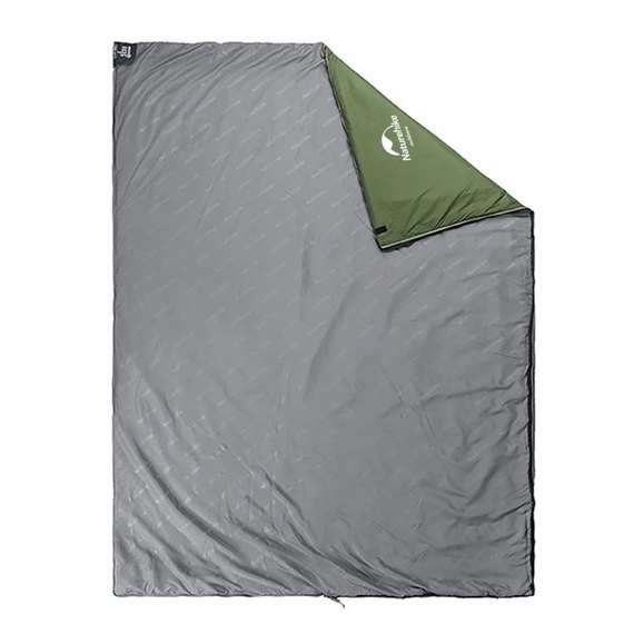 Спальный мешок Naturehike LW180 NH21MSD04 сверхлегкий, левый, (15°C), p-p М, темно-зеленый (6927595786949-L), Сторона застежки: Левая, Размер: М, Цвет : Зелёный, изображение 2