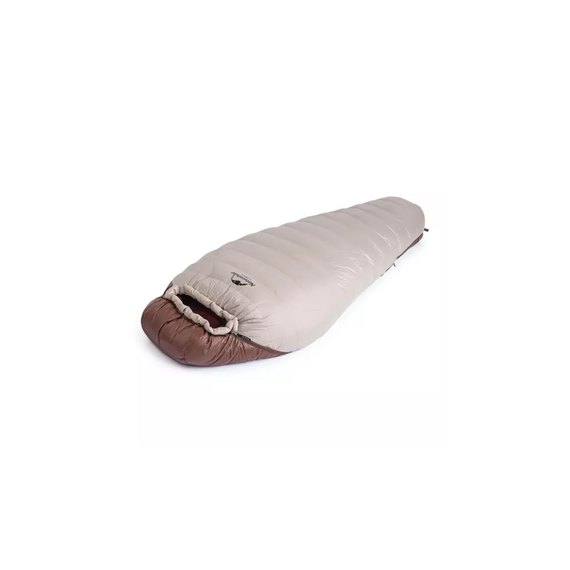 Спальний мішок Naturehike Snowbird NH20YD001 з натуральним пухом, M, коричневий 350 г (6927595762127), зображення 3