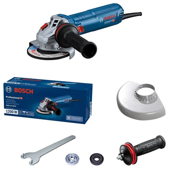 Угловая шлифмашина (болгарка) Bosch Professional GWS 12-125 S (06013A6020), изображение 5