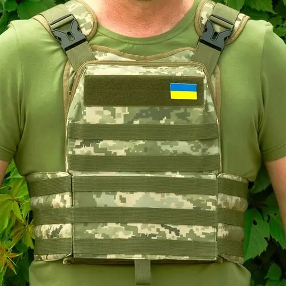 Плитоноска Kirasa тактична кордура піксель  (KI104-1), Колір : Піксель, зображення 4