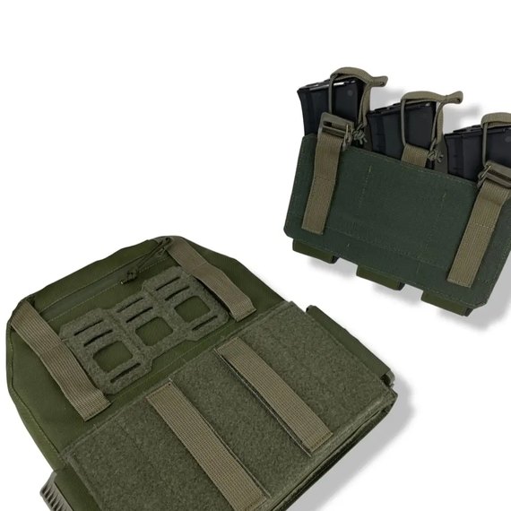 Плитоноска Ragnarok Plate Carrier Light олива (PL-1-2), Колір : Олива, зображення 9