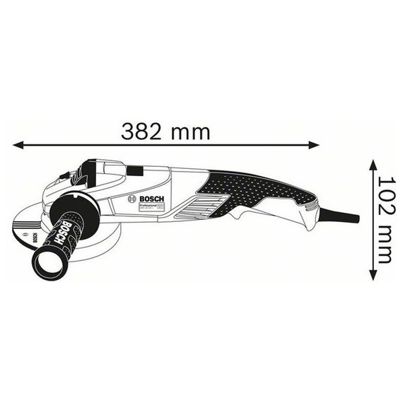Угловая шлифмашина (болгарка) Bosch Professional GWS 18-150 L (06017A5000), изображение 4