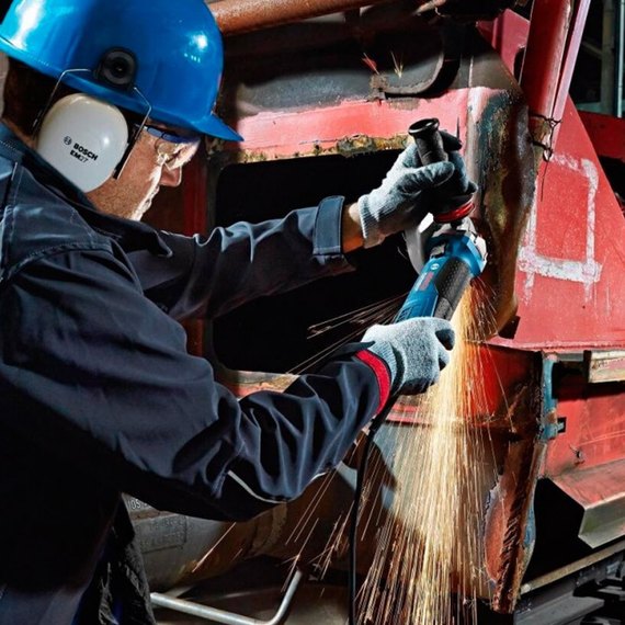 Угловая шлифмашина (болгарка) Bosch Professional GWS 19-125 CI (060179N002), изображение 8