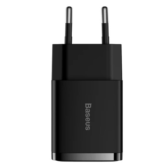 Зарядное устройство Baseus Compact Charger 2U 2USB, 2.1A/10.5W Black (000009749), изображение 4