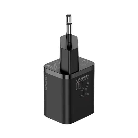 Зарядное устройство Baseus Super si Quick Charger 1C 1Type-C, QC/PD, 25W Black (000009747), изображение 5