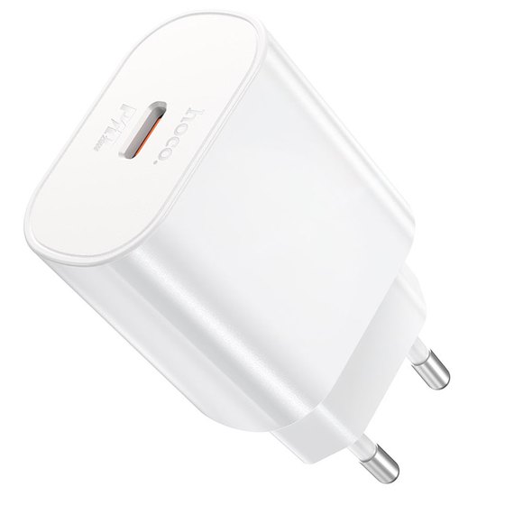 Зарядное устройство Hoco Type-C to Type-C Cable Jetta charger set N22 Type-C, 25W/3A, PD White (000008835)