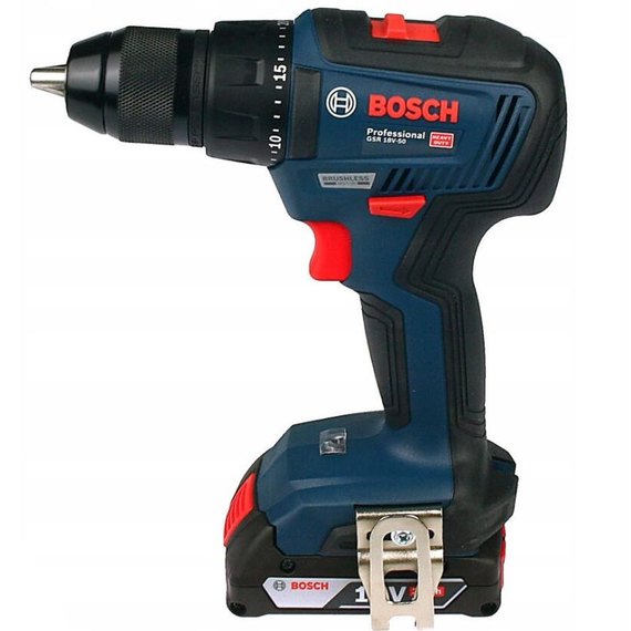 Аккумуляторный дрель-шуруповерт Bosch Professional GSR 18V-50 (06019H5000), изображение 7