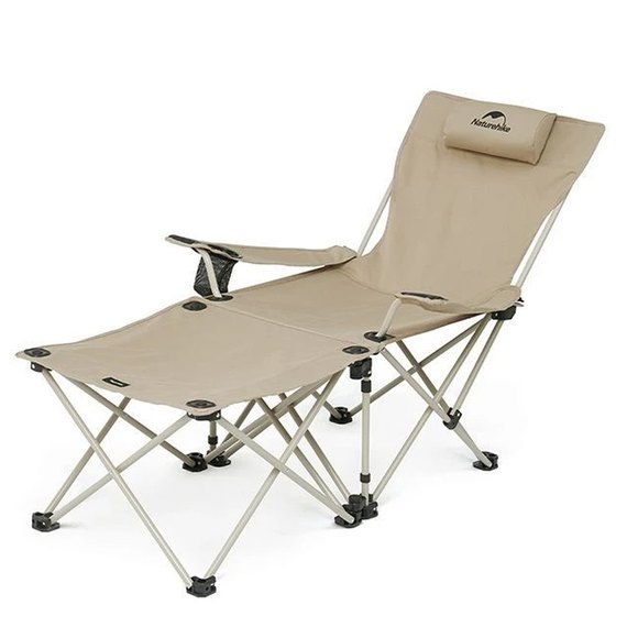 Кресло складное Naturehike CNK2300JJ012, алюминий, бежевый (6976023922916)
