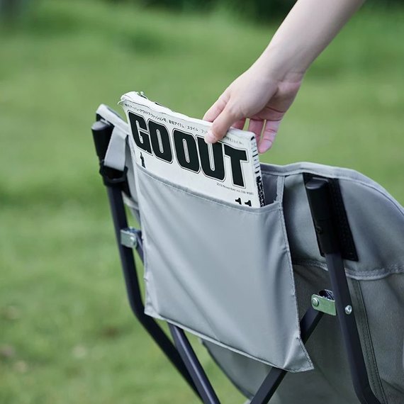Стул складной Naturehike CNK23JU0001, светло-серый (6976023929786), изображение 6