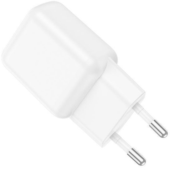 Зарядний пристрій Hoco Micro USB cable single port charger set C96A 1USB, 2.1A White (000008939), Колір: White