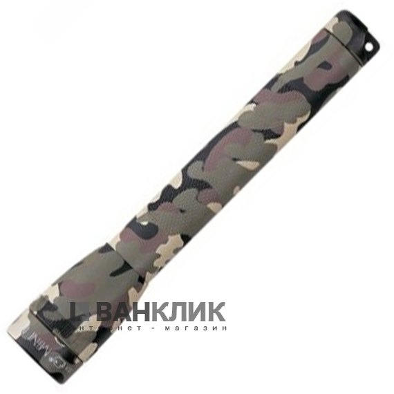 Фонарь Mini Maglite AA (камуфляж) и 2 батарейки в подарочной коробке (M2A02LR)