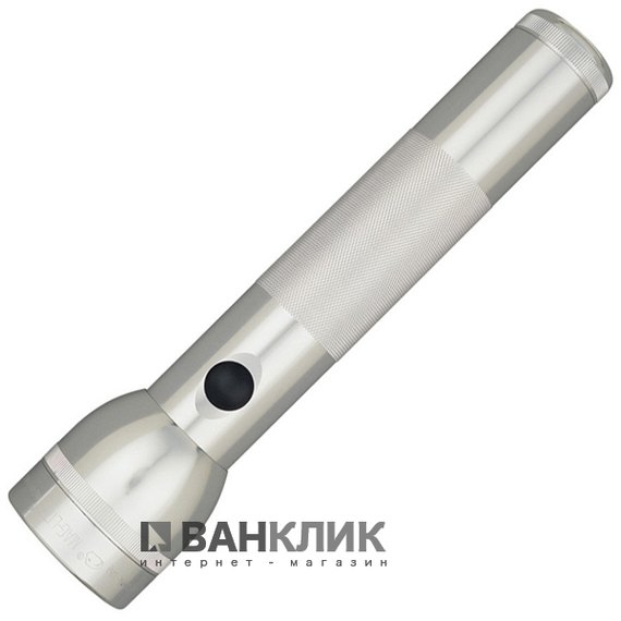 Фонарь Maglite 2D (серебристый) в картонной коробке (S2D105U)