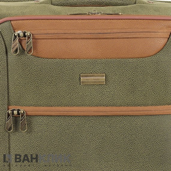 Чемодан Members Boston (XL) Olive Green 922605