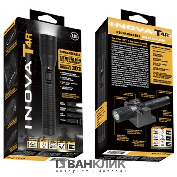 Фонарь Inova T4R-Rechargeable (303 Lm) 919966