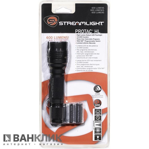 Фонарь Streamlight ProTac HL Black 920165