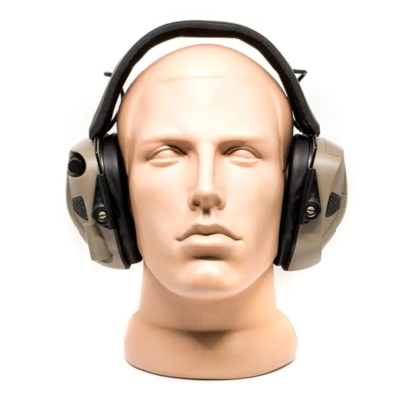 Активні навушники Venture Gear AMP NRR 26dB із Bluetooth пісочні (VG-EMUF-PME31BT), Колір: Пісочний, зображення 5