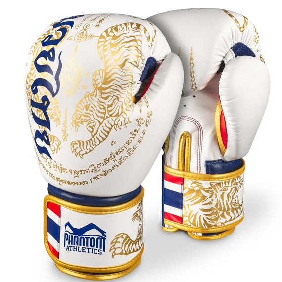 Боксерские перчатки Phantom Muay Thai Gold Limited Edition 10 унций (PHBG2590-10), Вес: 10 унций