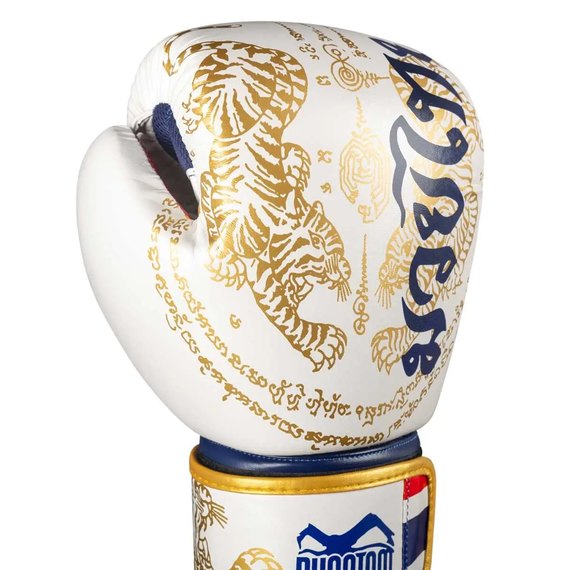 Боксерские перчатки Phantom Muay Thai Gold Limited Edition 16 унций (PHBG2590-16), Вес: 16 унций, изображение 3