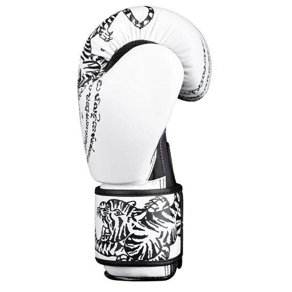 Боксерские перчатки Phantom Muay Thai White 10 унций (PHBG2495-10), Вес: 10 унций, Цвет: Белый, изображение 3