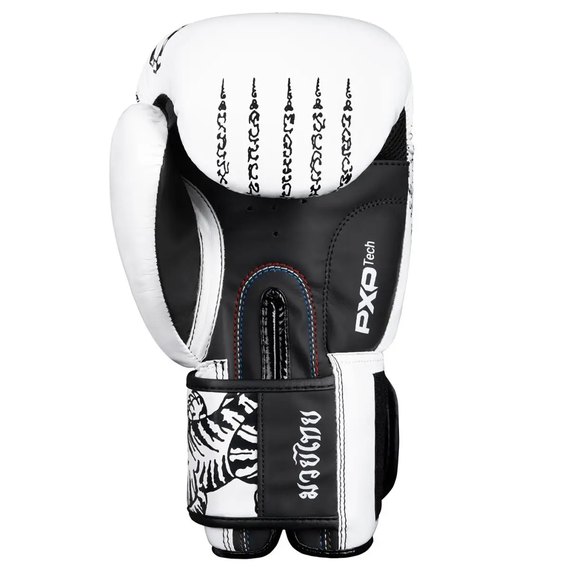 Боксерские перчатки Phantom Muay Thai White 10 унций (PHBG2495-10), Вес: 10 унций, Цвет: Белый, изображение 4