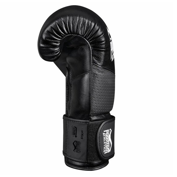 Боксерские перчатки Phantom RIOT Pro Black 12 унций (PHBG2540-12), Вес: 12 унций, изображение 10