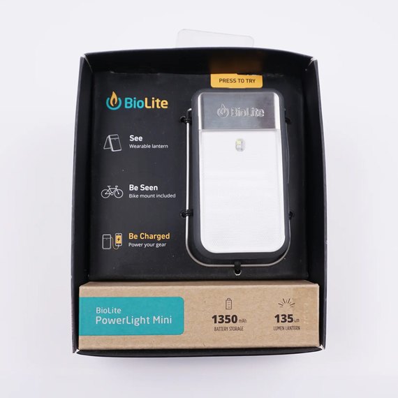 Фонарь-повербанк Biolite PowerLight Mini, 135 люмен, Grey (BLT PLB1002), Цвет: Grey, изображение 4