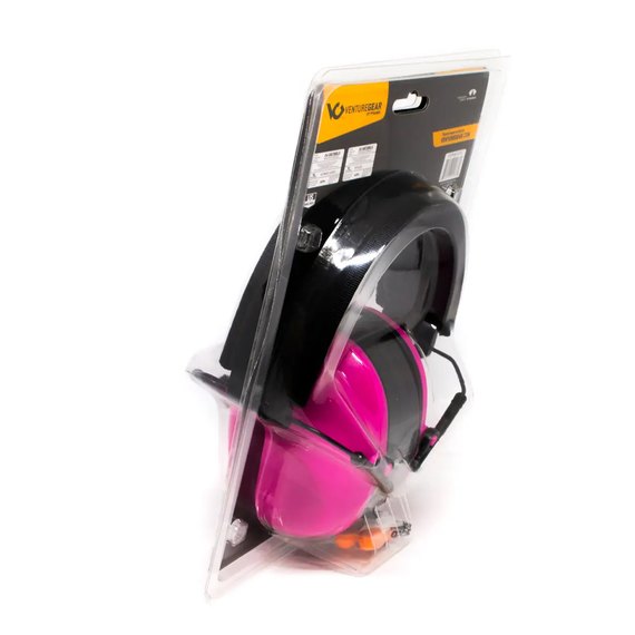 Наушники противошумные защитные Venture Gear VGPM9010PC (защита слуха NRR 24 дБ, беруши в комплекте), розовые (VG-MUF-PM9010PC), Цвет: Розовый, изображение 11