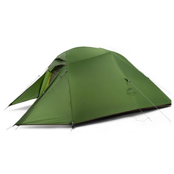 Палатка Naturehike Cloud Up 1 Updated NH18T010-T, 20D, сверхлегкая одноместная с футпринтом, темно-зеленый (6927595765678), изображение 2