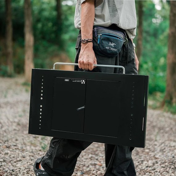 Стол для барбекю стальной Naturehike CNK2300CW014, черный (6976023923289), изображение 2