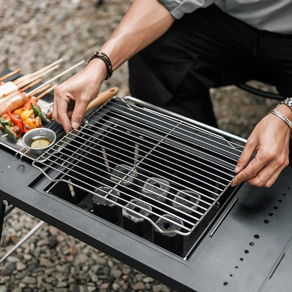 Стол для барбекю стальной Naturehike CNK2300CW014, черный (6976023923289), изображение 8