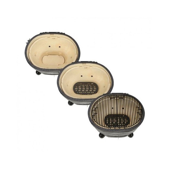 Керамічний вугільний гриль Primo Junior Oval All in One PGCJRC, зображення 4