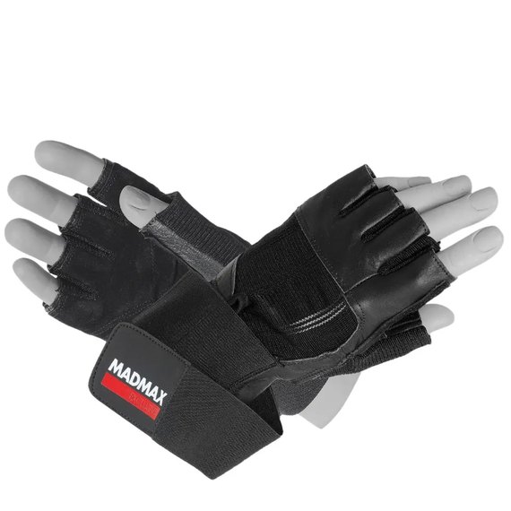 Перчатки для фитнеса MadMax MFG-269 Professional Exclusive Black L (MFG-269-EXC_L), Размер: L, Цвет: Чёрный