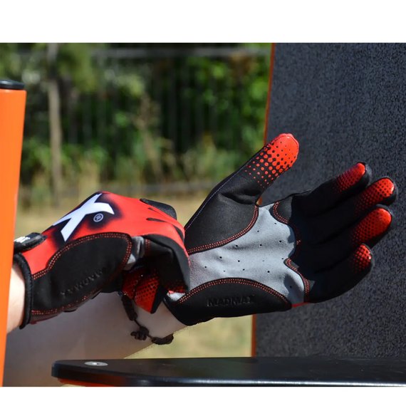 Перчатки для фитнеса MadMax MXG-101 X Gloves Black/Grey/Red XXL (MXG-101-RED_XXL), Размер: XXL, изображение 7