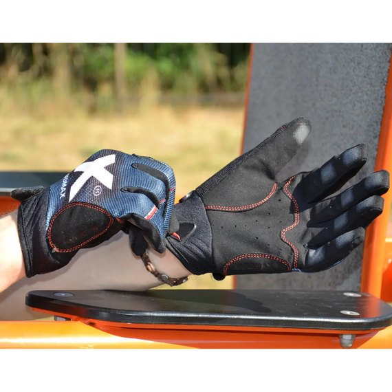 Перчатки для фитнеса MadMax MXG-102 X Gloves Black/Grey/White S (MXG-102-GRY_S), Размер: S, изображение 6