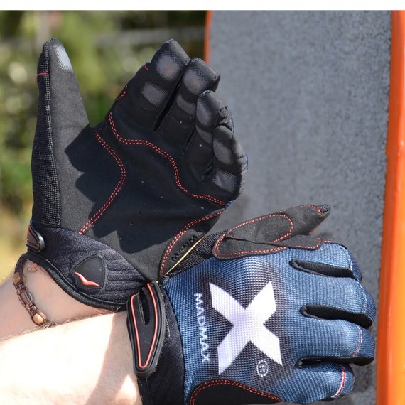 Перчатки для фитнеса MadMax MXG-102 X Gloves Black/Grey/White XXL (MXG-102-GRY_XXL), Размер: XXL, изображение 5