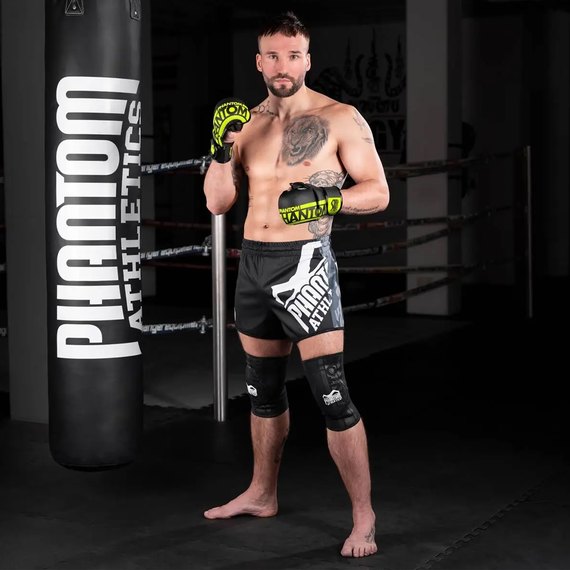 Перчатки для ММА Phantom APEX Sparring Neon L/XL (PHMMAG2301-LXL), Размер: L/XL, Цвет: Чёрный/Жёлтый, изображение 8