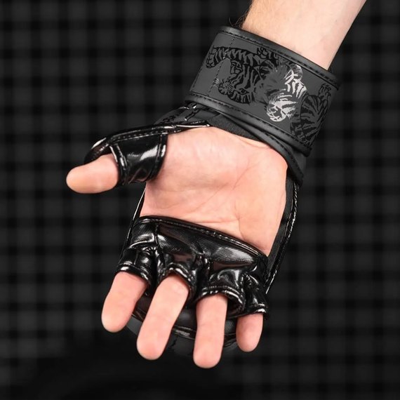 Перчатки для ММА Phantom Muay Thai Black S/M (PHMMAG2497-SM), Размер: S/M, Цвет: Чёрный, изображение 8