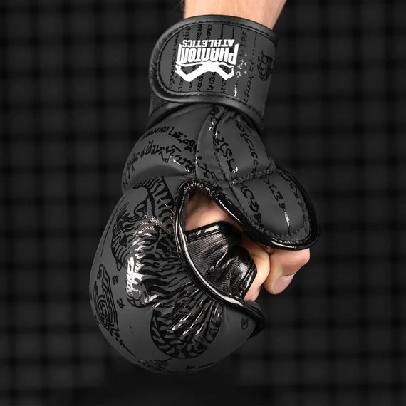 Перчатки для ММА Phantom Muay Thai Black S/M (PHMMAG2497-SM), Размер: S/M, Цвет: Чёрный, изображение 9