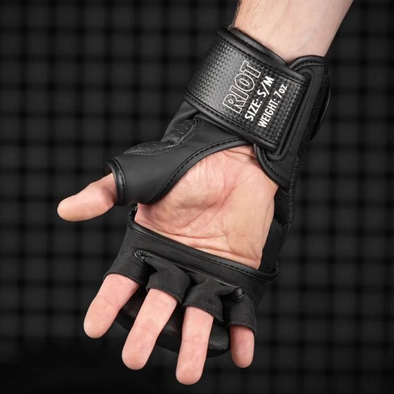 Рукавички для ММА Phantom RIOT Pro Black S/M (PHMMAG2531-SM), Розмір: S/M, зображення 9