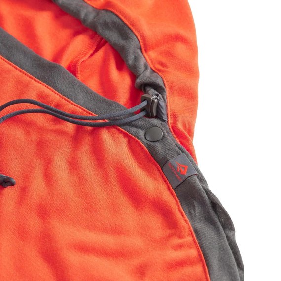 Вкладиш для спального мішка Sea to Summit Reactor Extreme Sleeping Bag Liner Spicy Orange Compact Mummy w/ Drawcord (STS ASL031071-190802), Максимальний зріст користувача, см: 177 см, зображення 2