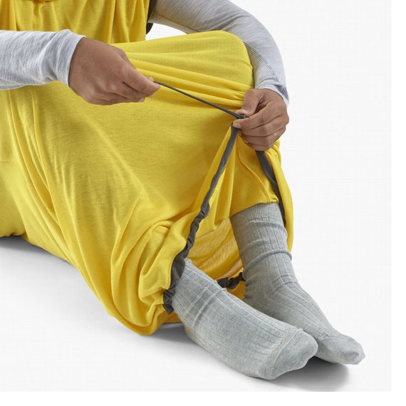 Вкладыш для спального мешка Sea to Summit Reactor Sleeping Bag Liner Sulfur Yellow Standart Mummy w/ Drawcord 198 см (STS ASL031061-190906), Максимальный рост пользователя, см: 198 см, изображение 5