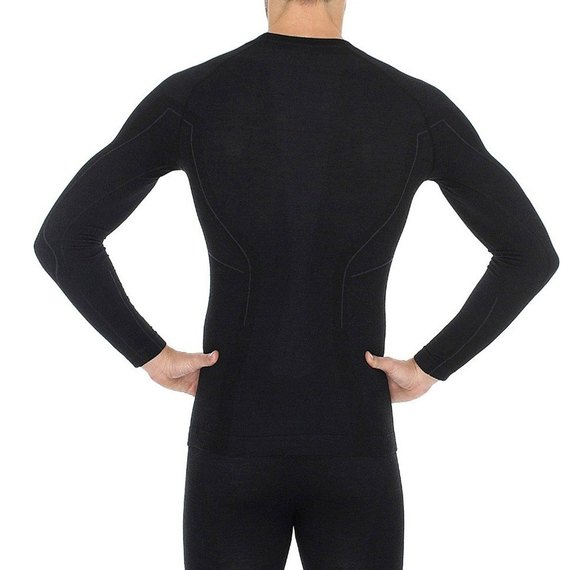 Комплект чоловічої термобілизни Brubeck Active Wool LS12820-LE11710 black XL (LS12820-LE11710 black-XL), Розмір: XL, Зріст: 182-188 см, зображення 2