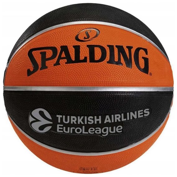 М'яч баскетбольний Spalding Euroleague TF-150 помаранчевий size 5 (84508Z), Розмір: 5, зображення 2