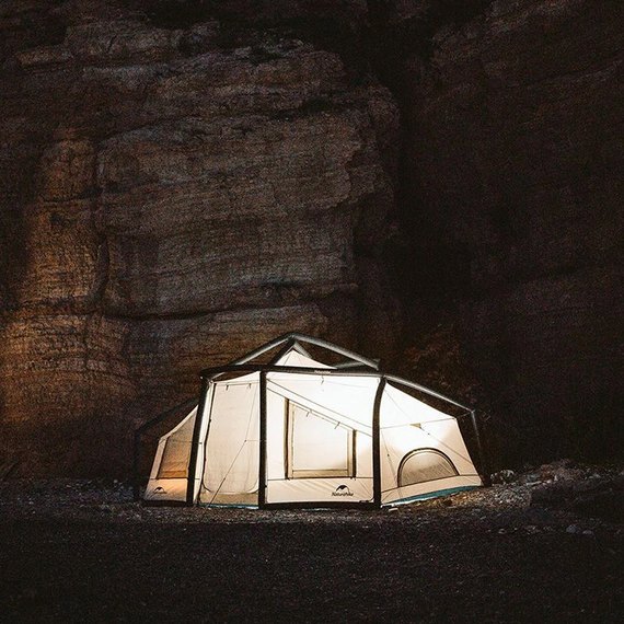 Палатка надувная Naturehike CNK2300ZP012, голубой большой (6976023921001), изображение 8