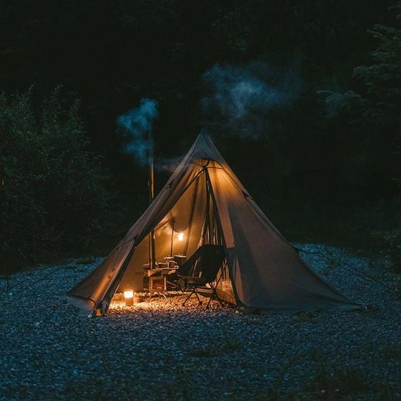 Палатка Naturehike CNK2300ZP025, с острой верхушкой, коричневая (6976023922534), изображение 8