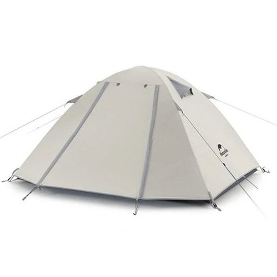 Намет Naturehike P-Series CNK2300ZP028, чотиримісна, світло-сіра (6976023920462), Колір: Light Grey