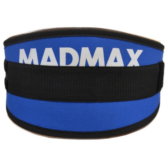Пояс для важкої атлетики MadMax MFB-421 Simply the Best неопреновий Blue M (MFB-421-BLU_M), Розмір: M, зображення 2