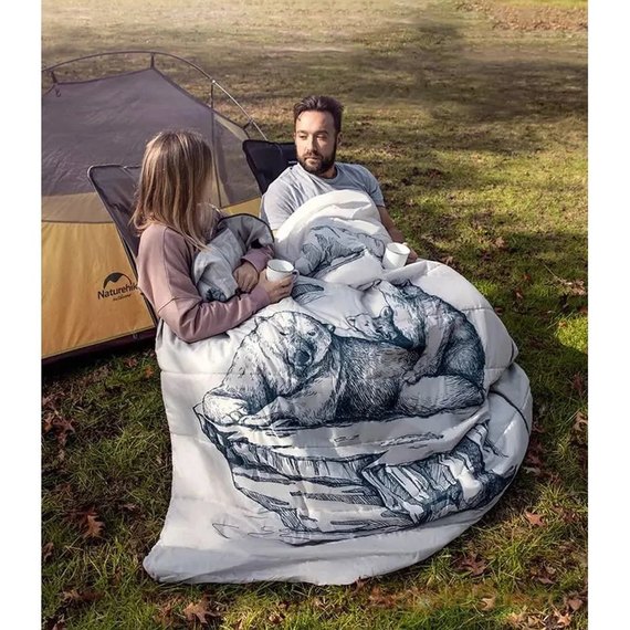 Спальный мешок Naturehike NH21MSD06 двухместный, темно-синий (6927595795323), изображение 3