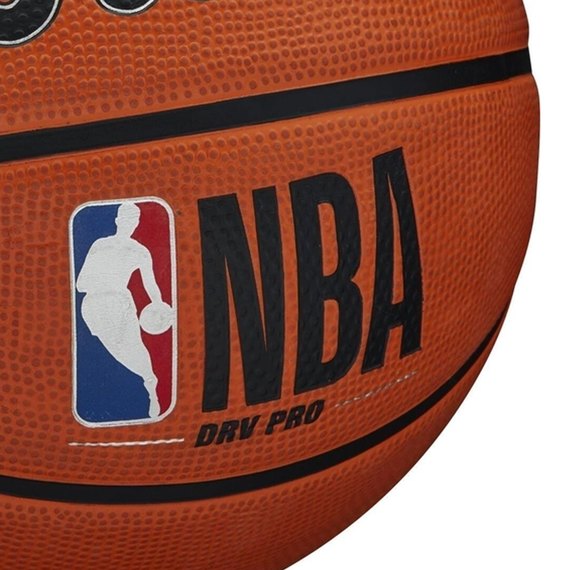 Мяч баскетбольный Wilson NBA DRV PRO BSKT size 7 (WTB9100XB07), Размер: 7, Цвет: Янтарный, изображение 7